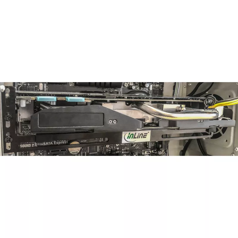 Soporte de sujeción para tarjeta gráfica GPU InLine 59955 negro
