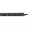 Hub USB 2.0 de 4 puertos InLine, conector macho USB-A a 4x conector hembra USB-A, cable 15cm