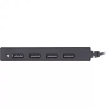 Hub USB 2.0 de 4 puertos InLine, conector macho USB-A a 4x conector hembra USB-A, cable 15cm