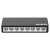 Switch Fast Ethernet de 8 puertos Intellinet tamaño sobremesa, plástico, IEEE 802.3az (Energy Efficient Ethernet), negro