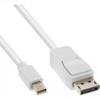 Cable Mini DisplayPort a DisplayPort InLine blanco 1 m