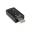 Tarjeta de sonido USB InLine 33051C con sonido envolvente virtual 7.1