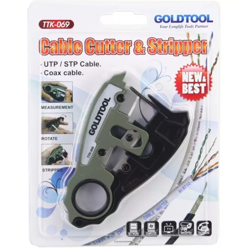 Pelacables con cortacables InLine 74101A