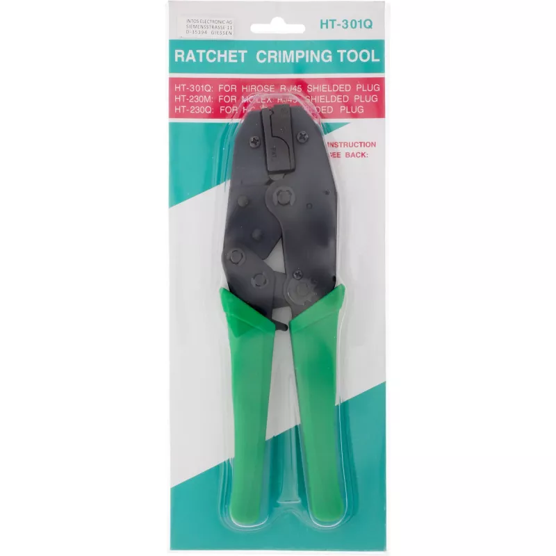 Alicates de crimpar InLine para todos los conectores Hirose RJ45 8P8C