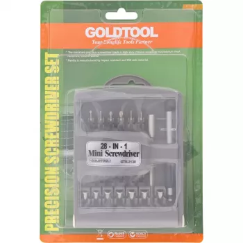 Juego de destornilladores de precisión InLine 43011 28 piezas