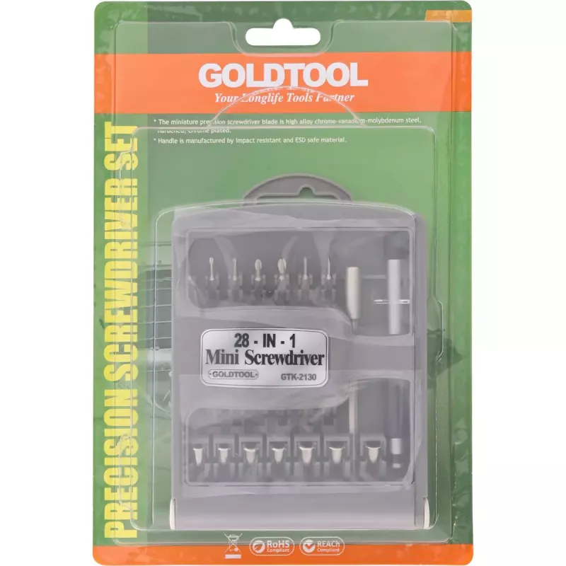 Juego de destornilladores de precisión InLine 43011 28 piezas