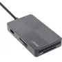 InLine 66772F Lector de tarjetas USB gris