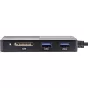 InLine 66772F Lector de tarjetas USB gris