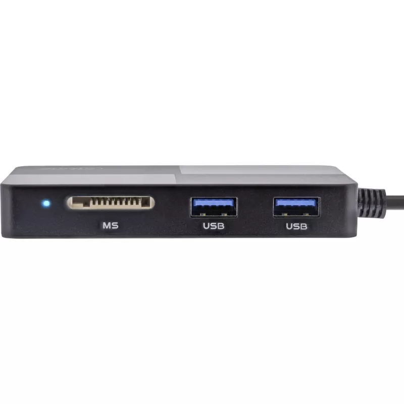 InLine 66772F Lector de tarjetas USB gris
