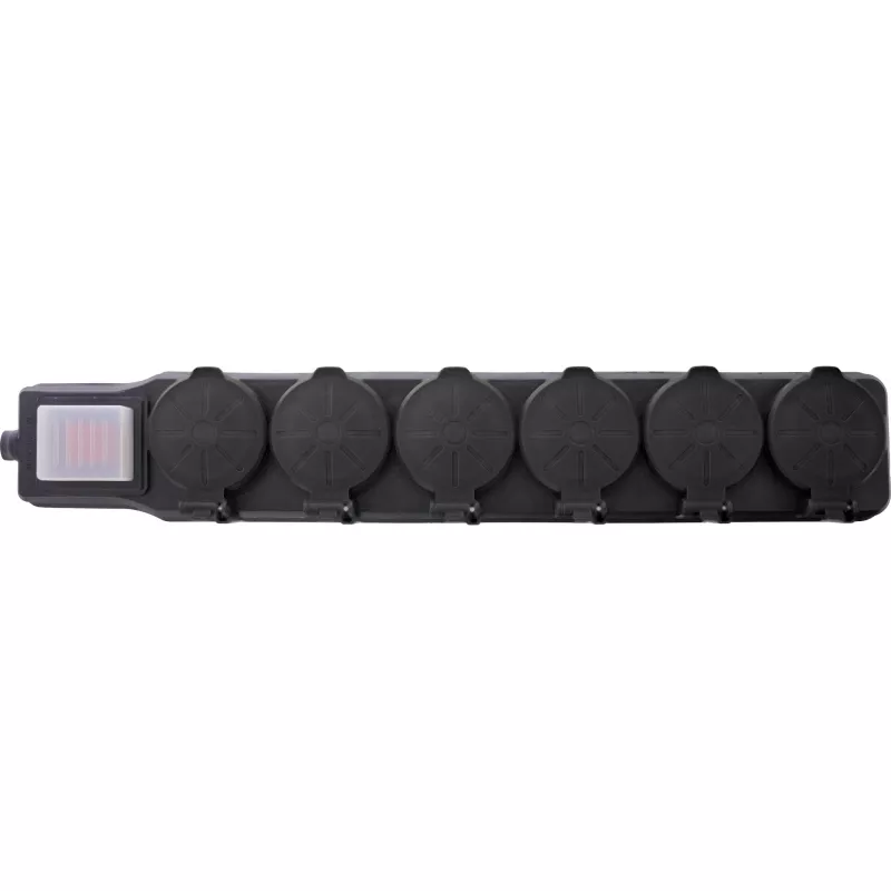 InLine 16496Q Alargador de corriente 10 m 6 salidas AC negro