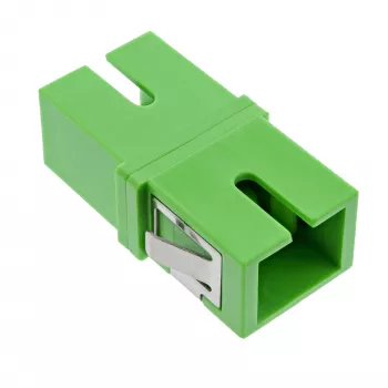 Adaptador de fibra óptica InLine 89992G Simplex SC/SC SM verde