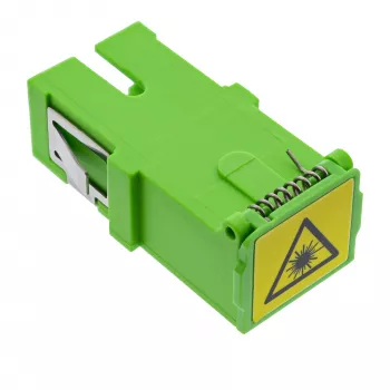 Adaptador de fibra óptica InLine 89992F SC/SC monomodo verde