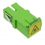 Adaptador de fibra óptica InLine 89992F SC/SC monomodo verde