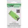 Adaptador de fibra óptica InLine 89992F SC/SC monomodo verde