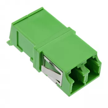 Adaptador de fibra óptica InLine 89989O LC/LC SM conector hembra/conector hembra verde
