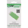 Adaptador de fibra óptica InLine 89989O LC/LC SM conector hembra/conector hembra verde