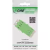 Adaptador de fibra óptica InLine 89989P LC/LC SM verde