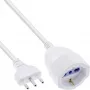 Alargador de corriente InLine 16402I 2 m 1 salida AC interior blanco
