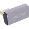 Conmutador DisplayPort InLine 17291I gris negro bañado en oro