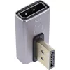 Conmutador DisplayPort InLine 17291I gris negro bañado en oro