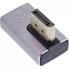 Cambiador de género DisplayPort InLine 17291H gris negro bañado en oro