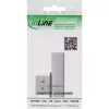 Cambiador de género DisplayPort InLine 17291H gris negro bañado en oro