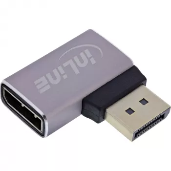 InLine 17291D cable cambiador de género DisplayPort gris, negro
