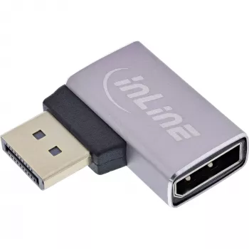 InLine 17291E cable cambiador de género DisplayPort gris, negro