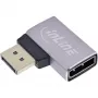 InLine 17291E cable cambiador de género DisplayPort gris, negro