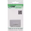 Cambiador de género DisplayPort InLine 17291A gris con baño de oro