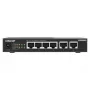QNAP QSW-2104-2T-R2 switch de red no gestionado 10G Ethernet (100/1000/10000) sobremesa negro