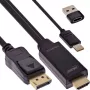 Conversor de vídeo activo InLine 17162I 3840x2160 HDMI a DisplayPort