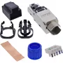 Cable de red InLine 76204D conector RJ-45 / LSA recto 8,5 mm