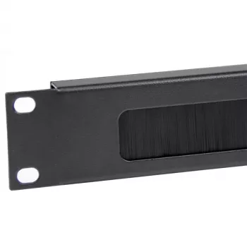 StarTech.com panel de gestión de cables 1U High-density Brush Strip, guía de cables horizontal de acero fiable para centros de datos