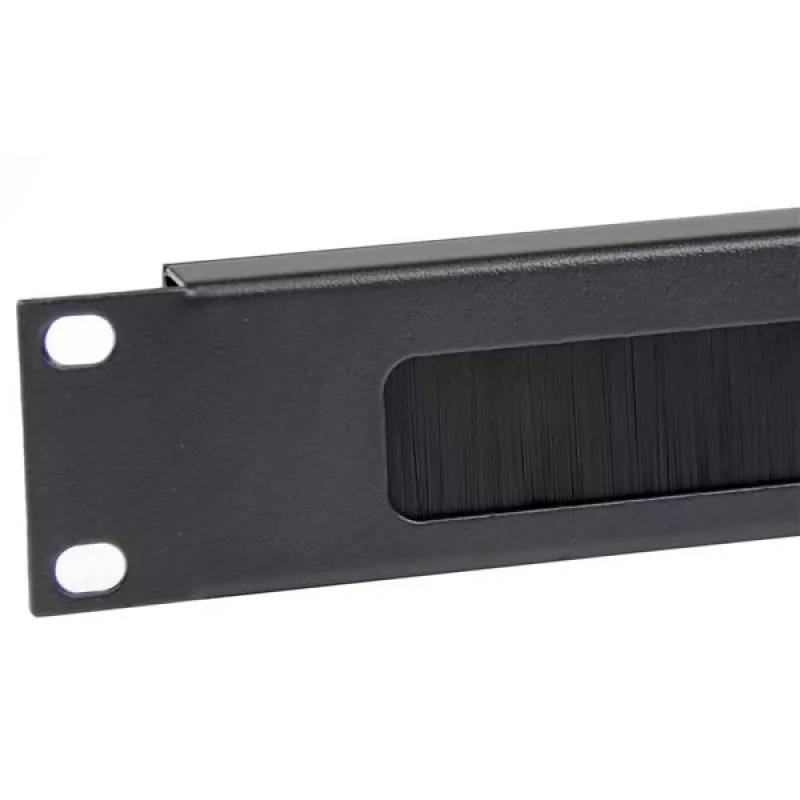 StarTech.com panel de gestión de cables 1U High-density Brush Strip, guía de cables horizontal de acero fiable para centros de datos