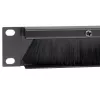 StarTech.com panel de gestión de cables 1U High-density Brush Strip, guía de cables horizontal de acero fiable para centros de datos