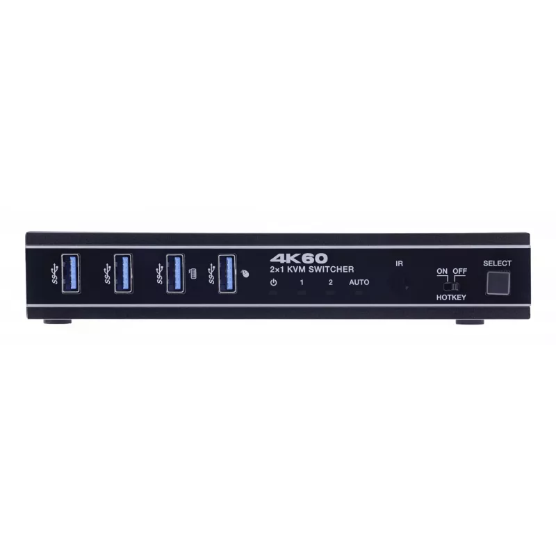 InLine 57885E Switch KVM, 2 vías, HDMI y USB-C, 4K60Hz
