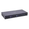 InLine 57885H Switch KVM, 2 vías, HDMI, monitor dual, 8K60Hz, hub USB, negro