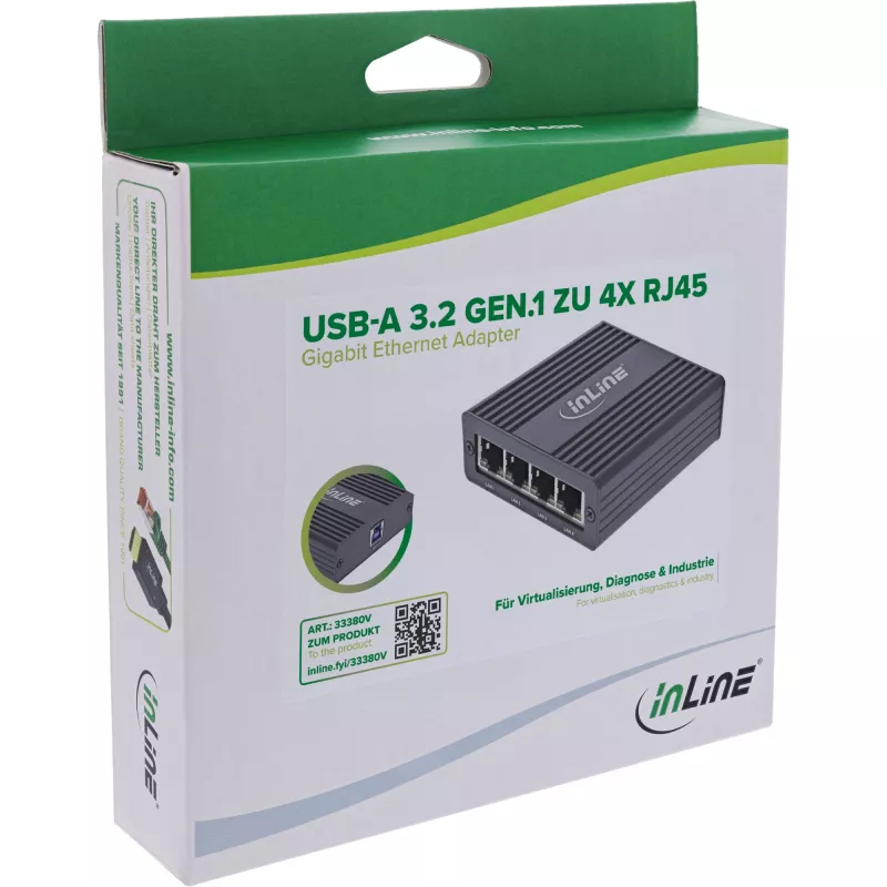 InLine 33380V tarjeta de red Ethernet 1000 Mbit/s