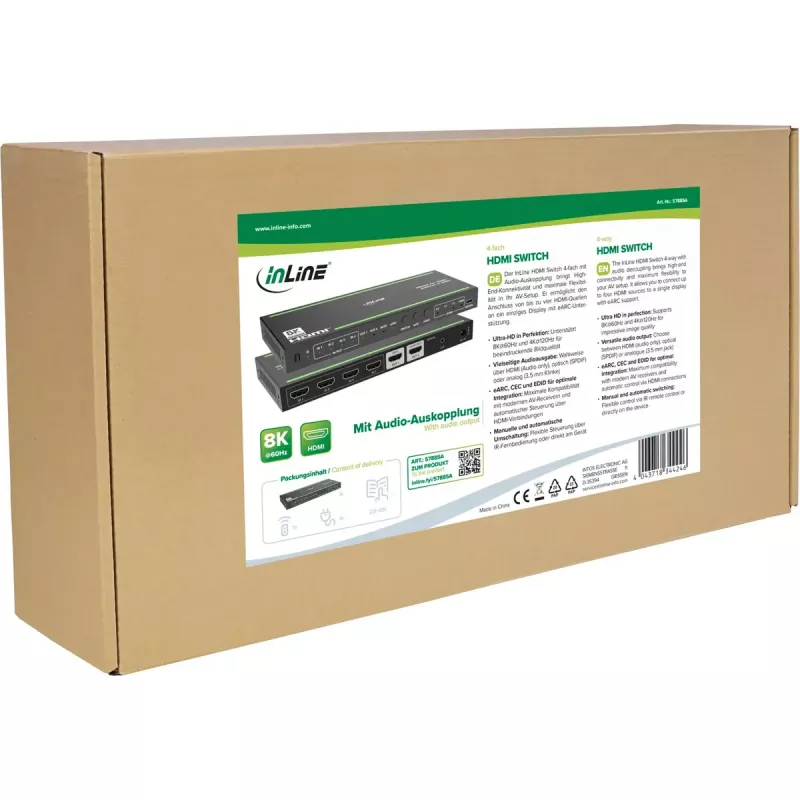 InLine 57885A conmutador de vídeo HDMI