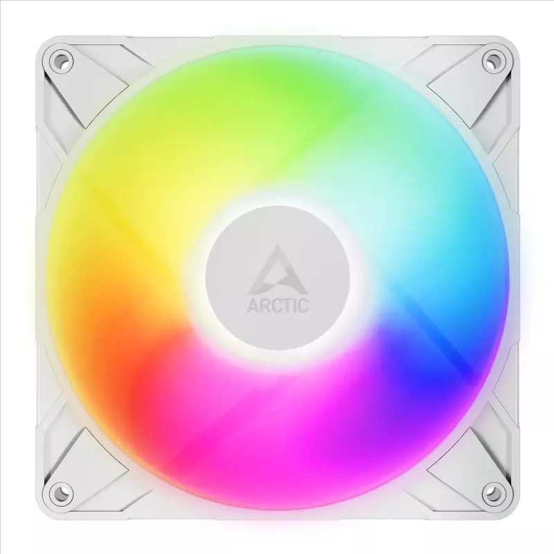 ARCTIC Freezer P14 Pro A-RGB (blanco) - pack de 3 ventiladores A-RGB PWM de 140 mm con distribuidor de cables