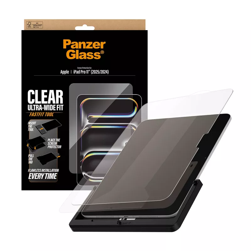 Protector de pantalla de cristal templado PanzerGlass para iPad Pro 11