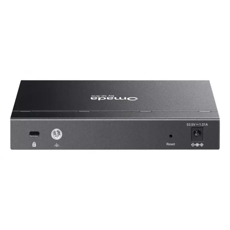 TP-Link Omada ES208GP switch de red gestionado L2 Gigabit Ethernet (10/100/1000) Power over Ethernet (PoE) carril DIN negro