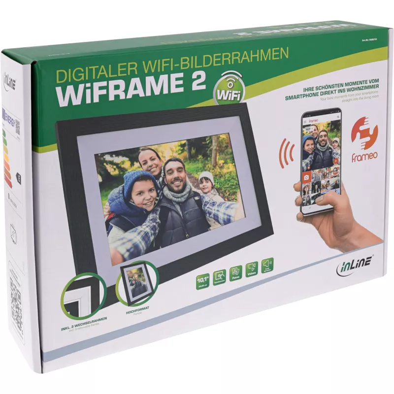 InLine marco de fotos WiFi WiFRAME 2, 10,1