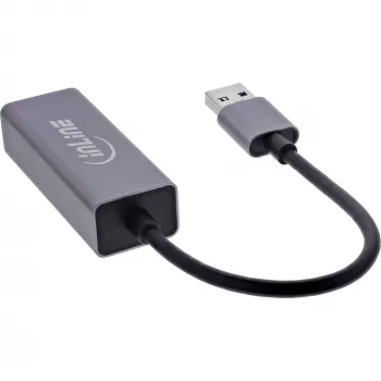 InLine 33380P tarjeta/adaptador de interfaz RJ-45 USB Type-A macho 1 Gbit/s