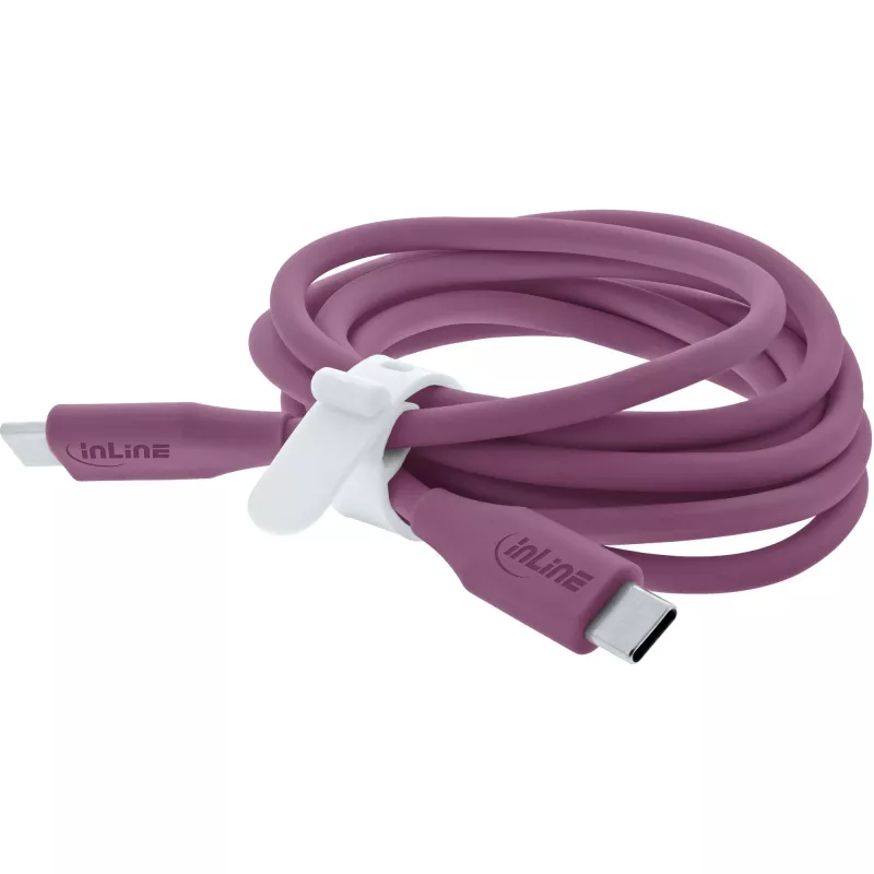Cable USB InLine 35892P USB 2.0 2 m USB C violeta