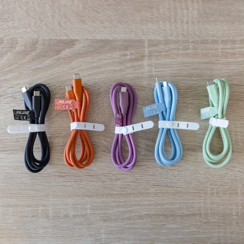 Cable USB InLine 35891B USB 2.0 1 m USB C azul