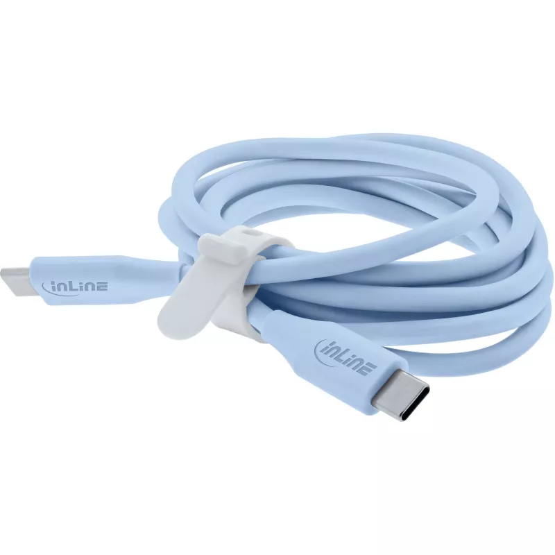 Cable USB InLine 35895B USB 2.0 0,5 m USB-C azul