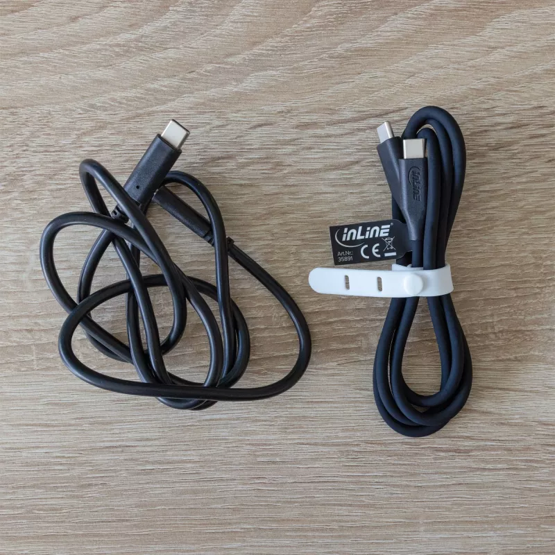 Cable USB InLine 35895 0,5 m USB-C negro USB 2.0 0,48 Gbit/s