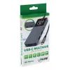Hub de interfaz USB-C InLine 35392D USB 3.2 Gen 2 Type-C host a HDMI, USB-A, USB-C 10000 Mbit/s gris